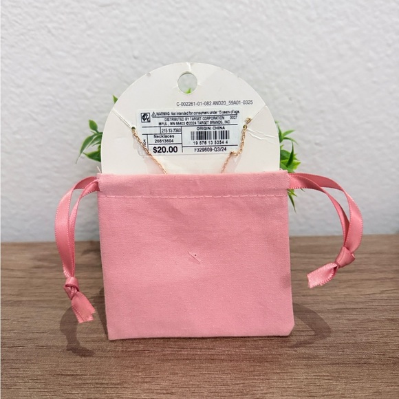 A New Day Gold Opalite Necklace - Picture 3 of 3